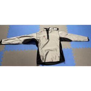 SHARKSKIN Chillproof Long Sleeve Chest Zip SILVER Wet Suit Top Size XXL